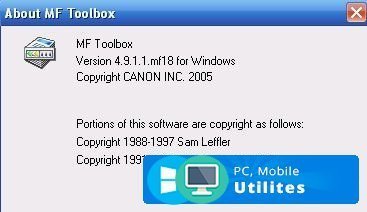 Canon MF Toolbox download the new version for mac