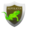 Логотип Reptilicus